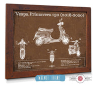 Cutler West Vintage 2018 - 2020 Vespa Primavera 150 Patent Print