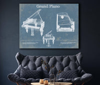 Cutler West Grand Piano Blueprint