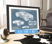 Cutler West Bugatti Chiron Vintage Sports Car Print