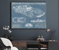 Cutler West Chevrolet Collection Chevrolet Corvette C3 Convertible Vintage Auto Print