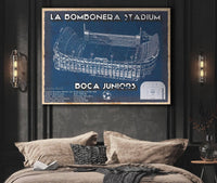 Cutler West Soccer Collection Boca Juniors F.C - La Bombonera Stadium Soccer Print