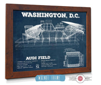 Cutler West Soccer Collection Vintage D.C. United Audi Field MLS Soccer Print