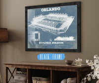 Cutler West Soccer Collection 14" x 11" / Black Frame Orlando City Soccer Club - Exploria Stadium Soccer Print 833447906_69834