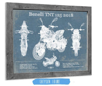 Cutler West Benelli TNT 125 2018 Motorcycle Patent Print