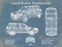 Cutler West Land Rover Collection 14" x 11" / Unframed Land Rover Freelander Vintage Blueprint Auto Print 833110116_75375