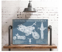Cutler West Harley-Davidson Softail Slim S Motorcycle Patent Print