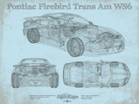 Cutler West Vehicle Collection Pontiac Firebird Trans Am WS6 Vintage Auto Print
