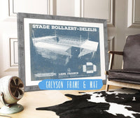Cutler West Soccer Collection 14" x 11" / Greyson Frame & Mat Vintage RC Lens Stade Bollaert-Delelis Stadium Soccer Print 799609456-14"-x-11"12604