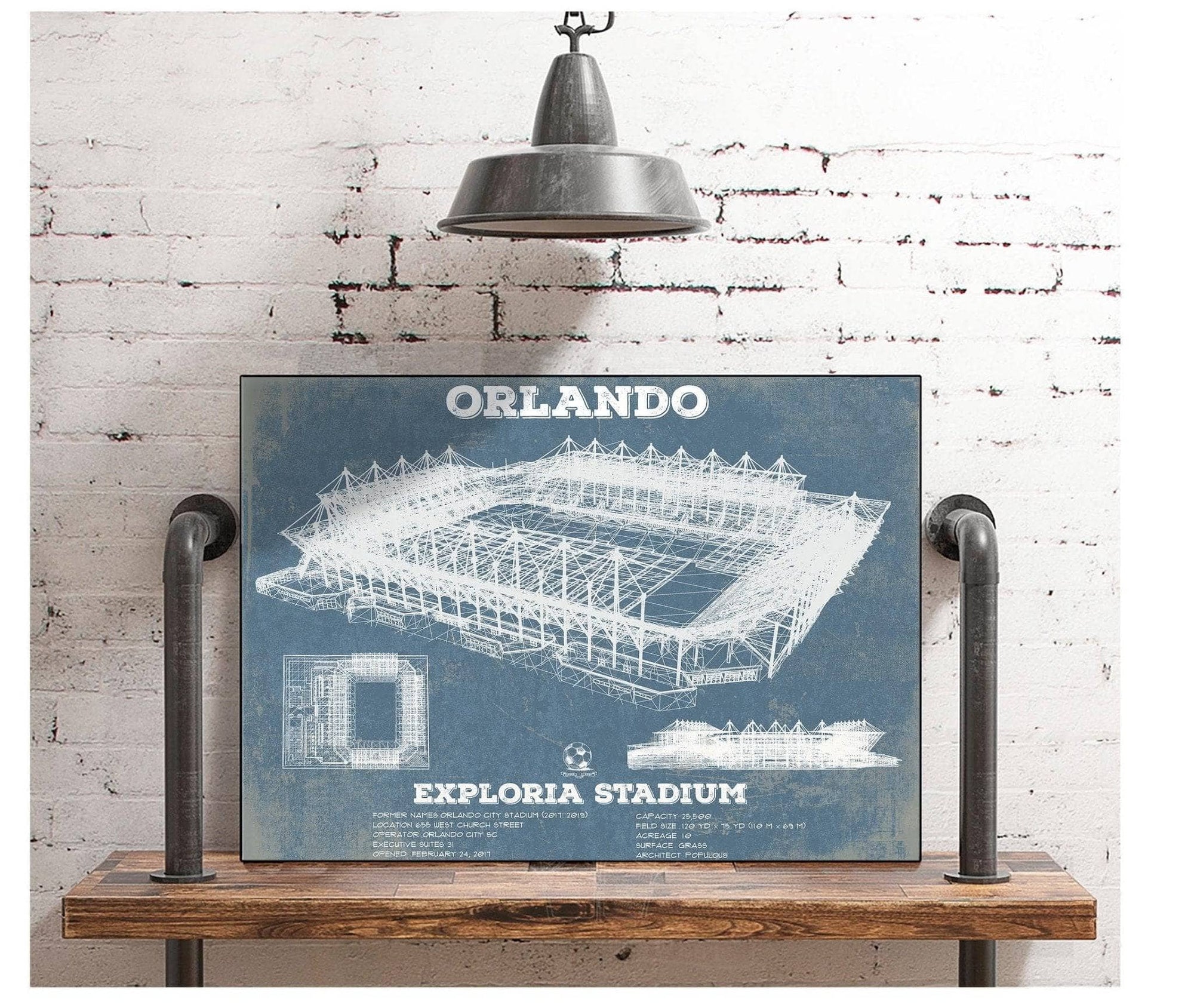 Cutler West Soccer Collection Orlando City Soccer Club - Exploria Stadium Soccer Print