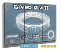 Cutler West River Plate Estadio Monumental Antonio Vespucio Liberti Blueprint Soccer Print