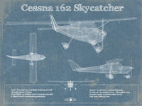 Cutler West Cessna Collection 14" x 11" / Unframed Cessna 162 Skycatcher Original Blueprint Art 845000239_49661