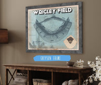 Cutler West 14" x 11" / Greyson Frame Wrigley Field Art - Chicago Cubs Baseball Print 635805674-14"-x-11"8252