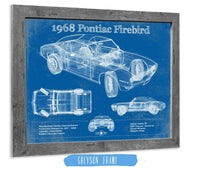 Cutler West Vehicle Collection 1968 Pontiac Firebird Vintage Auto Print