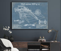 Cutler West McLaren MP4-4 Formula One Race Car Print