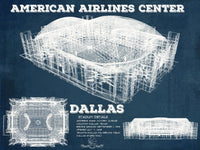 Cutler West Basketball Collection 14" x 11" / Unframed Dallas Mavericks - Vintage American Airlines Center NBA Print 736794683_53819