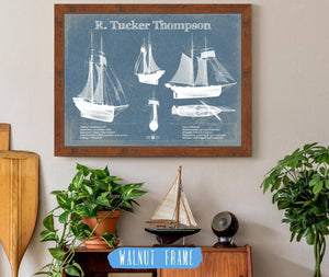 Cutler West R. Tucker Thompson Blueprint Original Wall Art