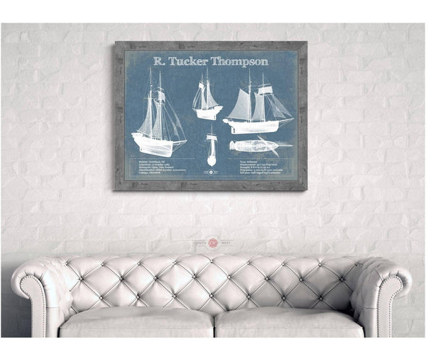 Cutler West R. Tucker Thompson Blueprint Original Wall Art