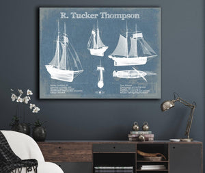 Cutler West R. Tucker Thompson Blueprint Original Wall Art