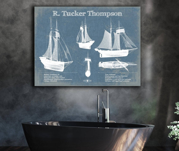 Cutler West R. Tucker Thompson Blueprint Original Wall Art