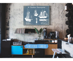 Cutler West R. Tucker Thompson Blueprint Original Wall Art