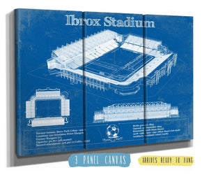 Cutler West Rangers Football Club Ibrox Stadium Soccer Print