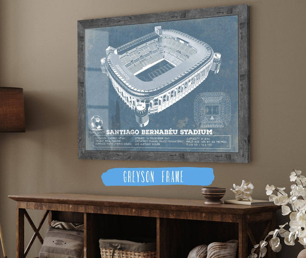 Cutler West Real Madrid Football Club Santiago Bernabeu Stadium Soccer Print