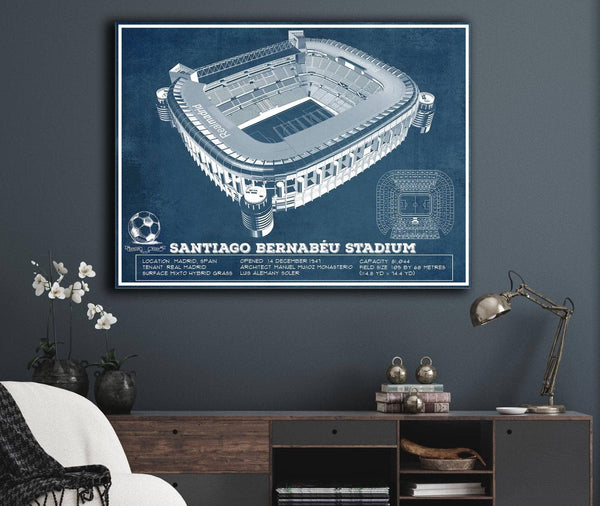 Cutler West Real Madrid Football Club - Santiago Bernabeu Stadium Soccer Print