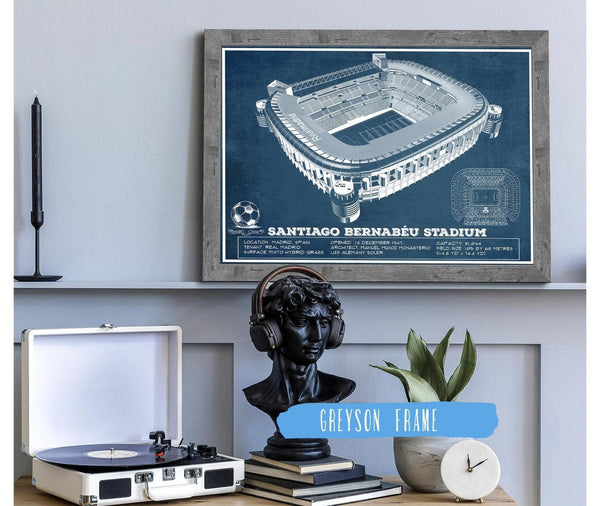 Cutler West Real Madrid Football Club - Santiago Bernabeu Stadium Soccer Print