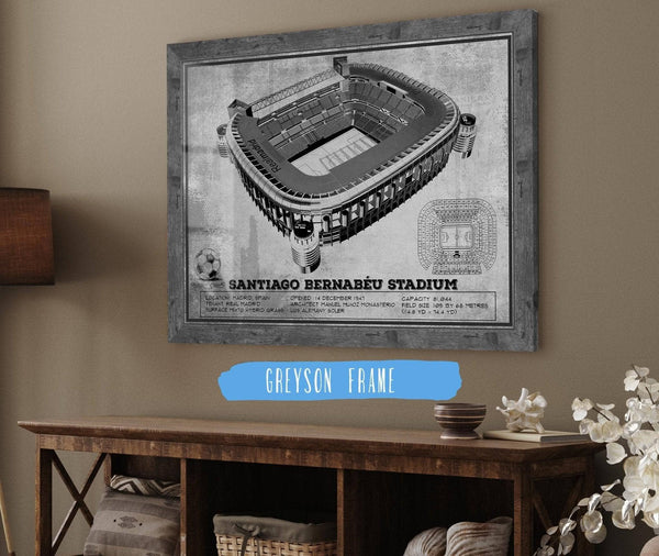 Cutler West Real Madrid Football Club - Santiago Bernabéu Stadium Stadium Soccer Team Color Print