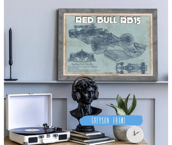 Cutler West Red Bull RB15 2019 Blueprint Formula One Race Car Print