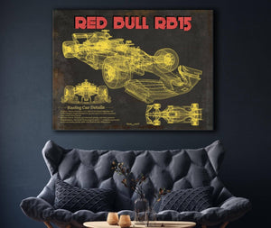 Cutler West Red Bull RB15 2019 Formula One Race Car Print