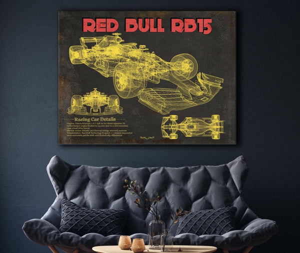 Cutler West Red Bull RB15 2019 Formula One Race Car Print