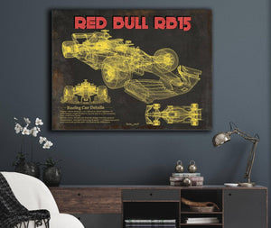 Cutler West Red Bull RB15 2019 Formula One Race Car Print