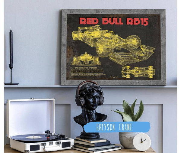 Cutler West Red Bull RB15 2019 Formula One Race Car Print