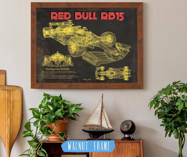 Cutler West Red Bull RB15 2019 Formula One Race Car Print