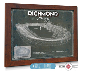 Cutler West Richmond Raceway NASCAR Race Track Print