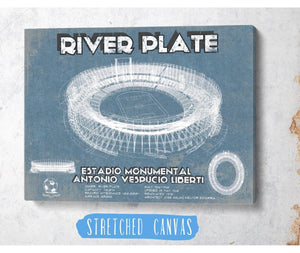 Cutler West River Plate Estadio Monumental Antonio Vespucio Liberti Blueprint Soccer Print