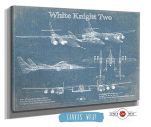 Cutler West Scaled Composites White Knight Two (WK2) Original Blueprint Art