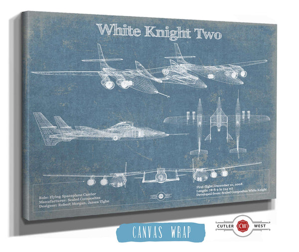Cutler West Scaled Composites White Knight Two (WK2) Original Blueprint Art