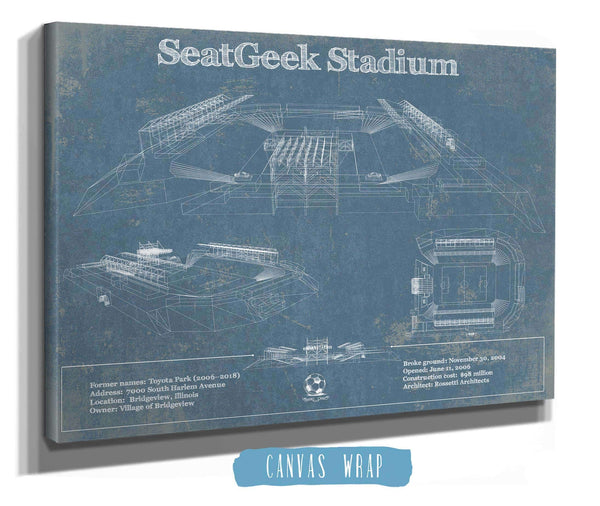 Cutler West SeatGeek Stadium Chicago Red Stars Women's Soccer Vintage Art Print