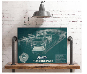 Cutler West Seattle Mariners T- Mobile Park Vintage Baseball Frame Print 2019