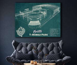 Cutler West Seattle Mariners T- Mobile Park Vintage Baseball Frame Print 2019