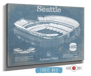 Cutler West Seattle Seahawks - Lumen Field - Vintage Football Print