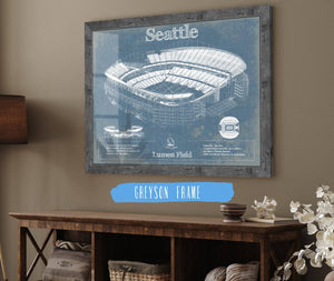 Cutler West Seattle Seahawks - Lumen Field - Vintage Football Print