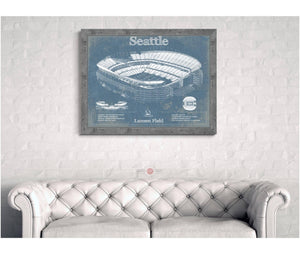 Cutler West Seattle Seahawks - Lumen Field - Vintage Football Print