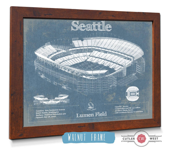 Cutler West Seattle Seahawks - Lumen Field - Vintage Football Print