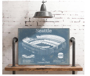 Cutler West Seattle Seahawks - Lumen Field - Vintage Football Print