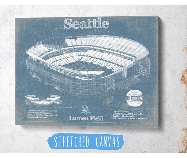 Cutler West Seattle Seahawks - Lumen Field - Vintage Football Print