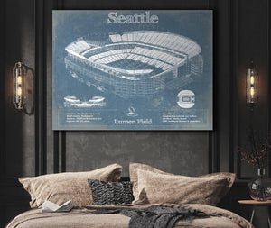 Cutler West Seattle Seahawks - Lumen Field - Vintage Football Print