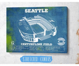Cutler West Seattle Sounders F.C. - Vintage Century Link Field MLS Soccer Print